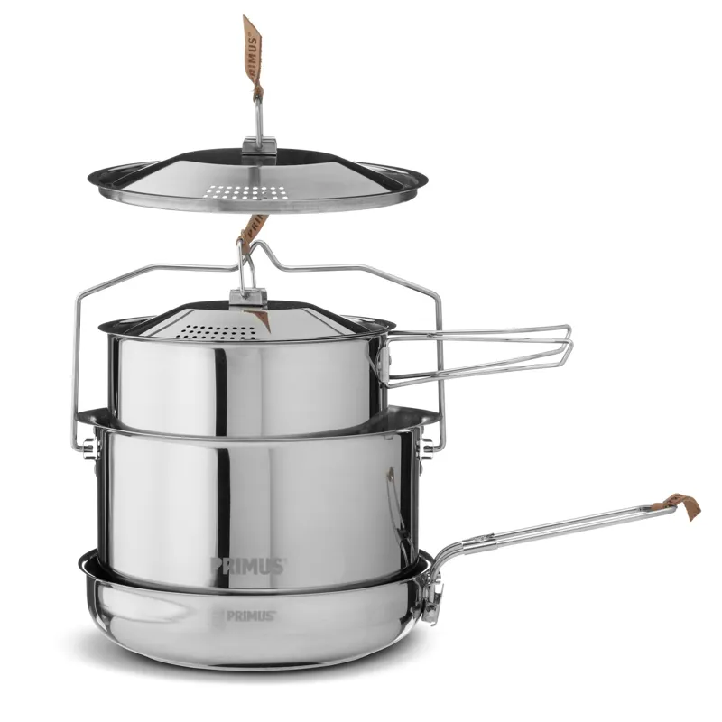 Primus CampFire Camping Cookset Stainless Steel in Large
